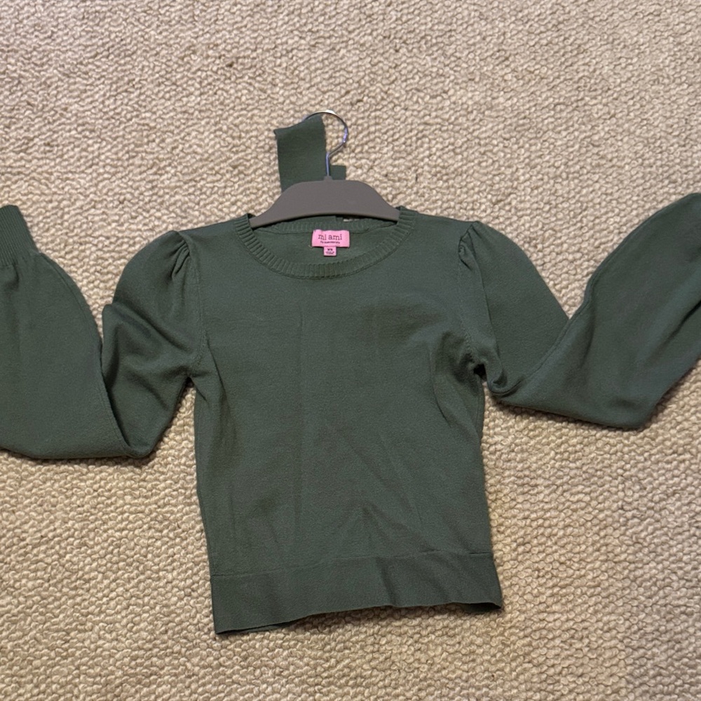 Miami Forest Green Kids Sweater